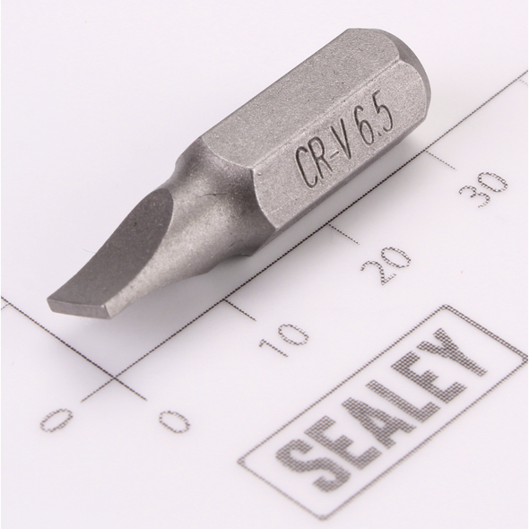 Sealey Slotted Bit SL6.5 x 30mmL (8mm Shank)