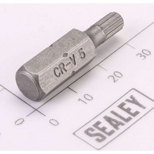 Sealey Spline Bit M5 x 30mmL (8mm Shank)