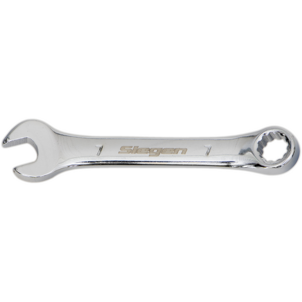Sealey 12pt Open-End Stubby Ring Combination Wrench 7mm