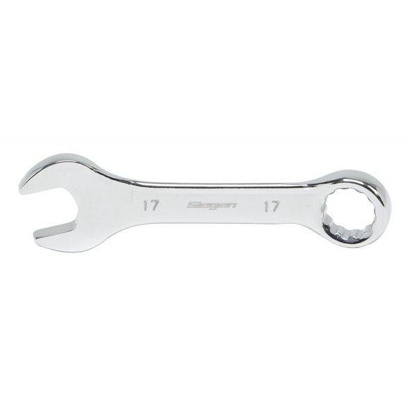 Sealey 12pt Open-End Stubby Ring Combination Wrench 17mm