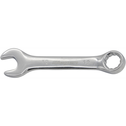 Sealey Stubby Combination Spanner 12mm (Mirror Finish) 12pt
