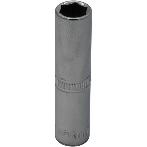 Sealey 1/4"Dr Deep Socket 8mm