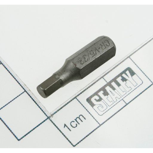 Sealey Hex bit 5/32" x 25mm short 1/4" drive