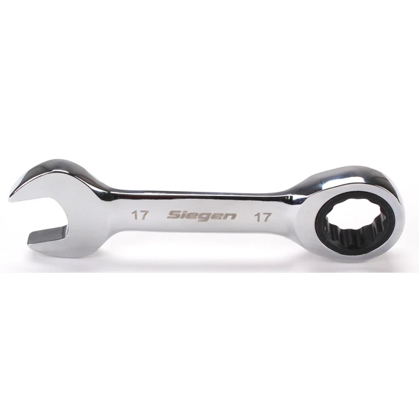 Sealey Stubby ratchet combination spanner 17mm