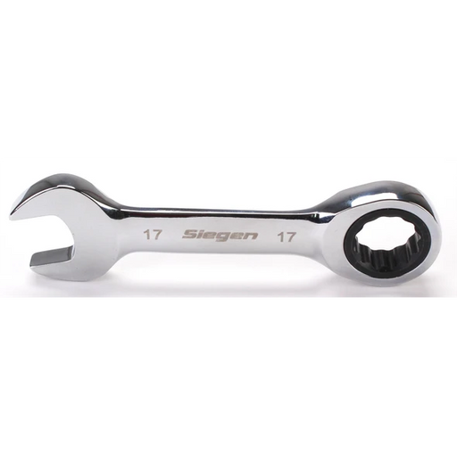 Sealey Stubby ratchet combination spanner 17mm