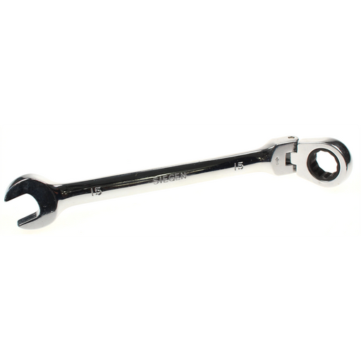 Sealey Flex. head ratchet comb. spanner 15mm