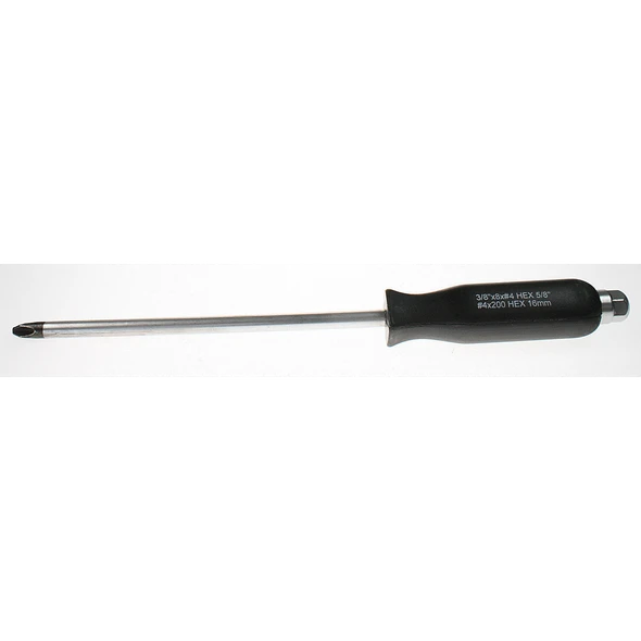 Sealey Screwdriver go-thr. phillips 4x200mm
