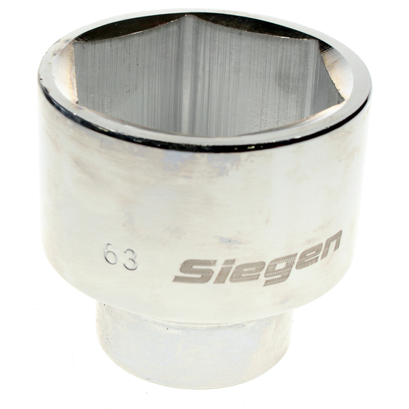 Sealey 1"sq dr socket 63mm (6pt) fully polished