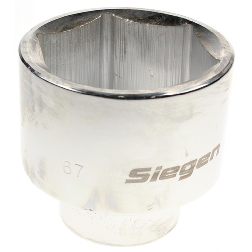 Sealey 1"sq dr socket 67mm (6pt) fully polished