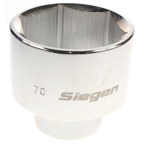 Sealey 1"sq dr socket 70mm (6pt) fully polished