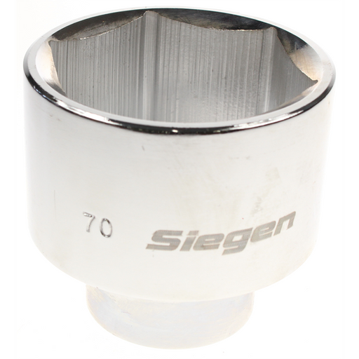 Sealey 1"sq dr socket 70mm (6pt) fully polished