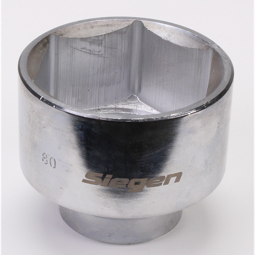 Sealey 1"sq dr socket 80mm (6pt) fully polished
