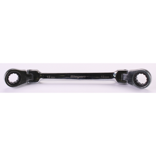 Sealey Flexi-Head Double Ring Spanner 12x13mm