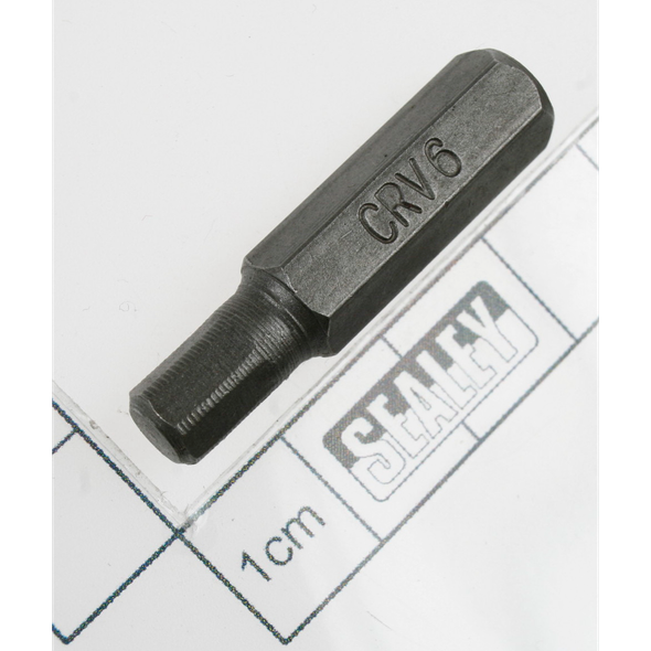 Sealey Hex bit 6mm x 36mml (so)