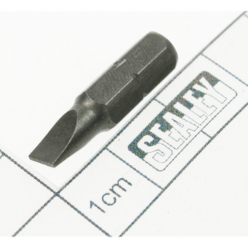 Sealey Slotted bit 5mm 25mml
