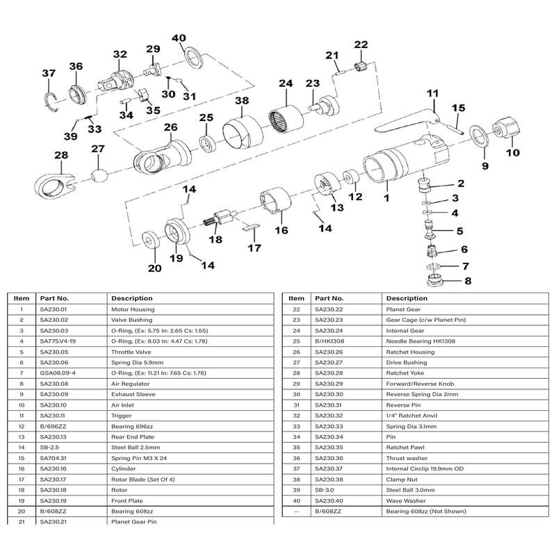 Sealey Needle bearing hk1308