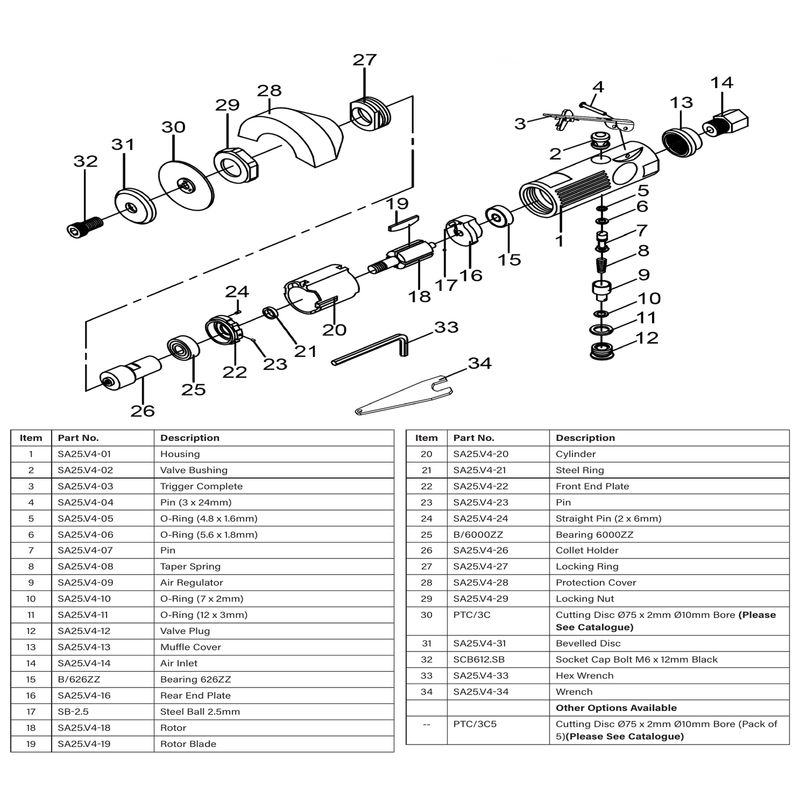 Sealey Taper Spring