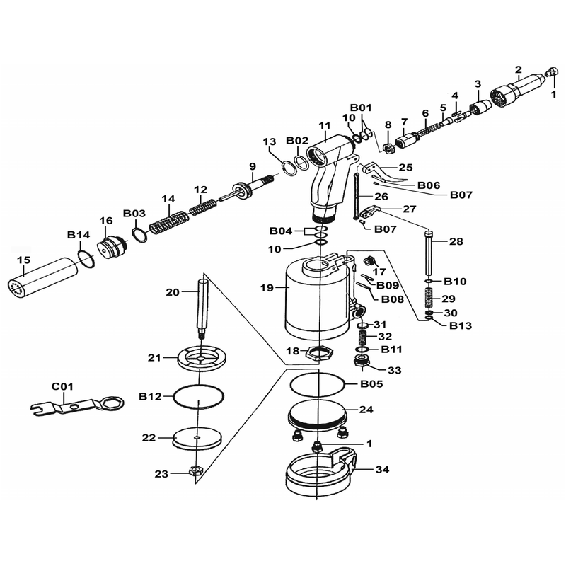 Sealey Air Piston Cushion