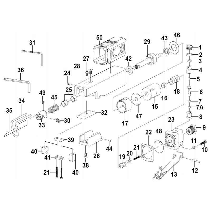 Sealey Throttle lever