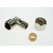 Sealey Elbow 3/8"bsp male- 14mm pipe c/w olive