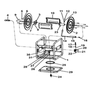 Sealey Support Axle Assembly