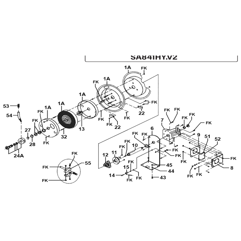 Sealey Axle