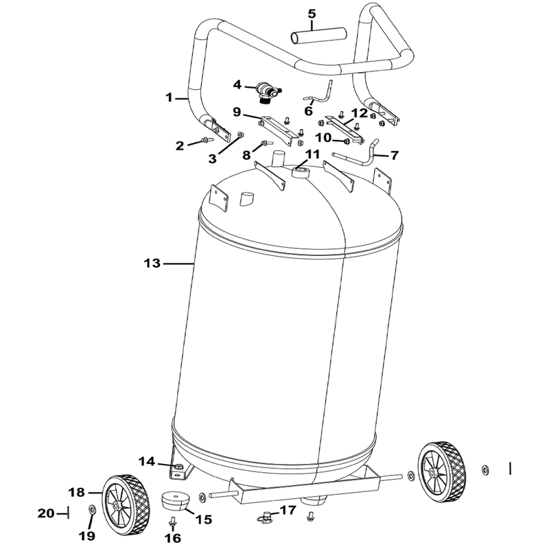 Sealey Fixed Wheel