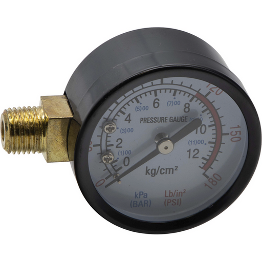 Sealey Regulator Guage 50mm 0-8-12Bar