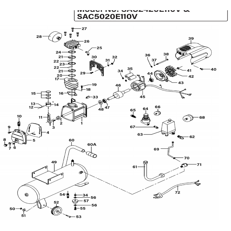 Sealey Pump Assembly (110V)