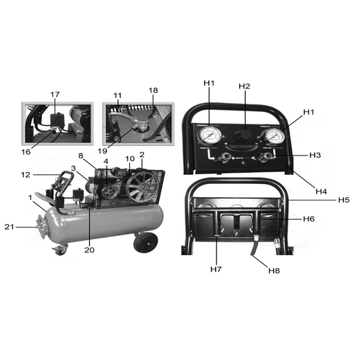 Sealey V-belt (id-1320) a52