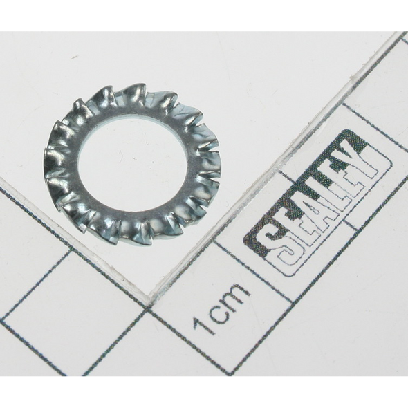 Sealey M10 ext tooth washer zinc
