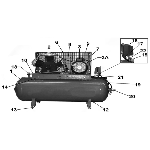 Sealey Ball valve 3/4"bsp male-3/4"bsp female