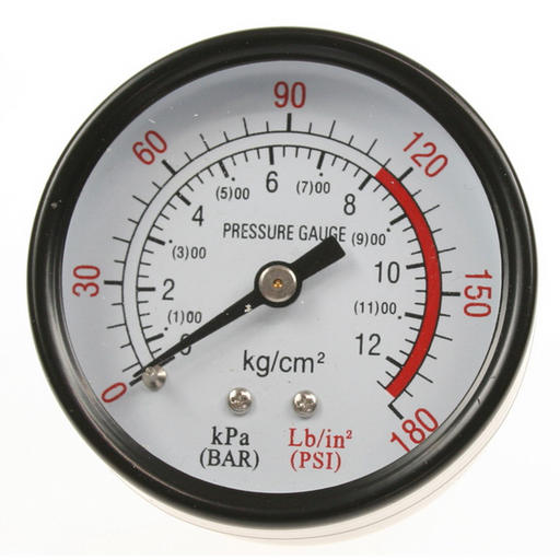 Sealey Pressure gauge 180psi back fitting