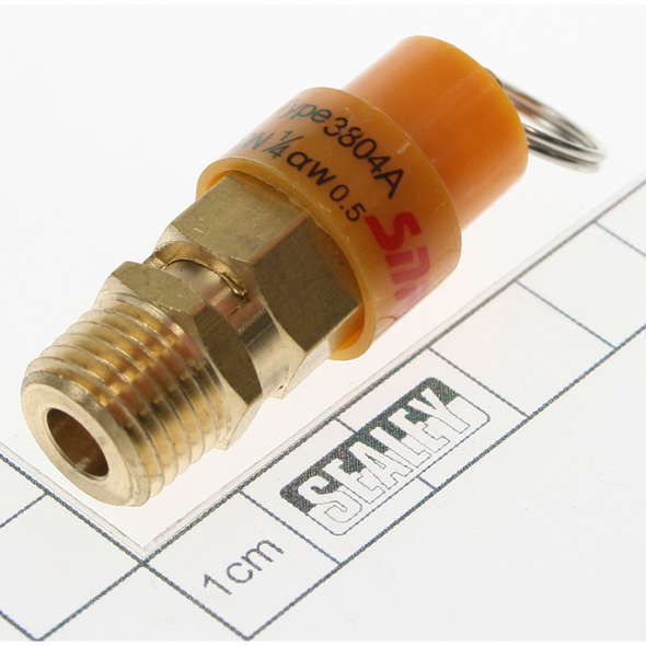 Sealey Safety valve 8bar 1/4"bsp male
