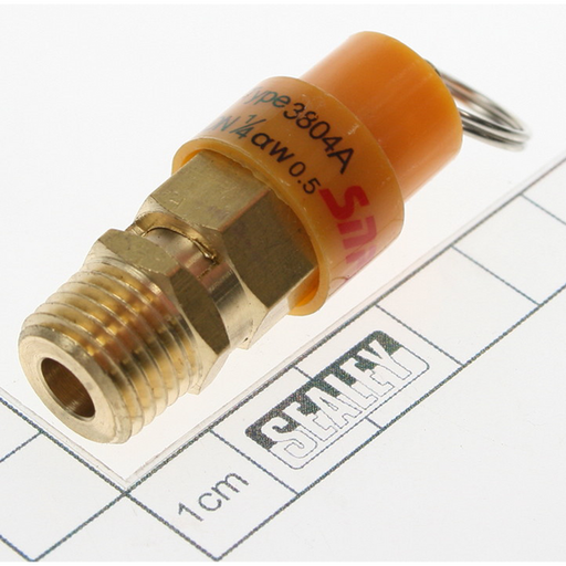 Sealey Safety valve 8bar 1/4"bsp male