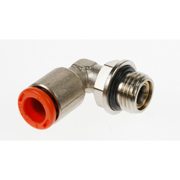 Sealey Elbow 1/4"bsp male-8mm pipe