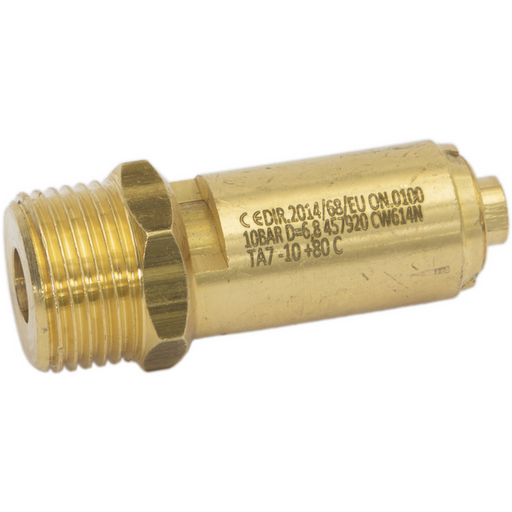 Sealey Safety valve 10bar 3/8"bsp male