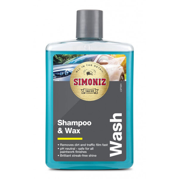 Simoniz Shampoo & Wax 475ml - PH Neutral Car Care