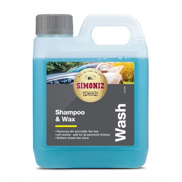 Simoniz Shampoo & Wax 1 Litre PH Neutral Car Wash