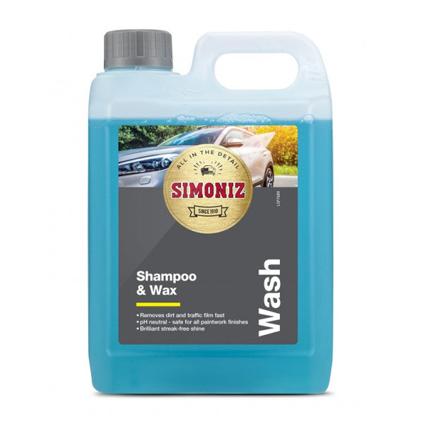 Simoniz Shampoo & Wax - 2 Litre PH Neutral Formula