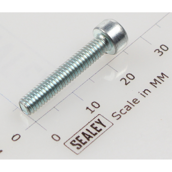 Sealey Socket cap bolt zinc m4x22