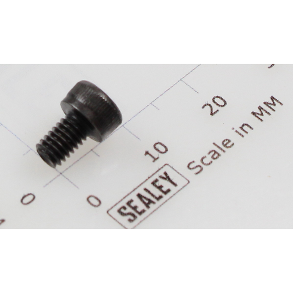 Sealey Socket head cap screw m4x6 black