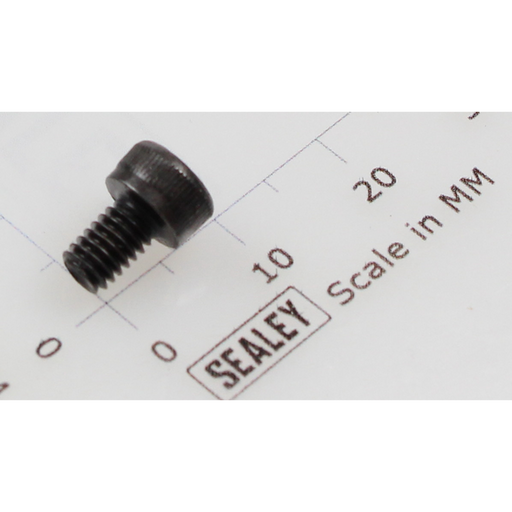 Sealey Socket head cap screw m4x6 black