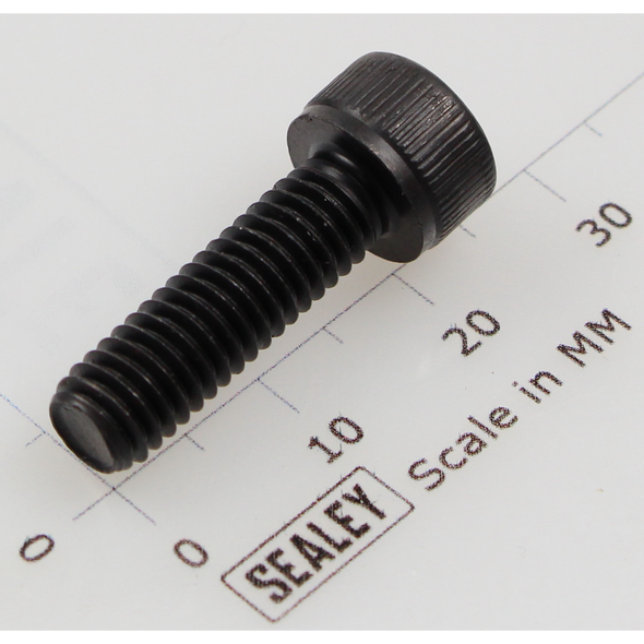 Sealey Socket head cap screw m6x20 black