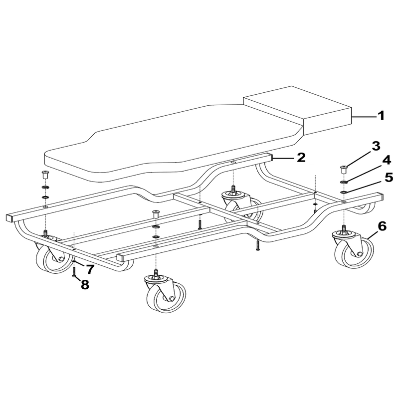 Sealey Castor Wheel Nut