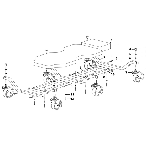 Sealey Self-Tapping Screw (for Cushion)