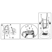 Sealey Hardware kit (a) for leg