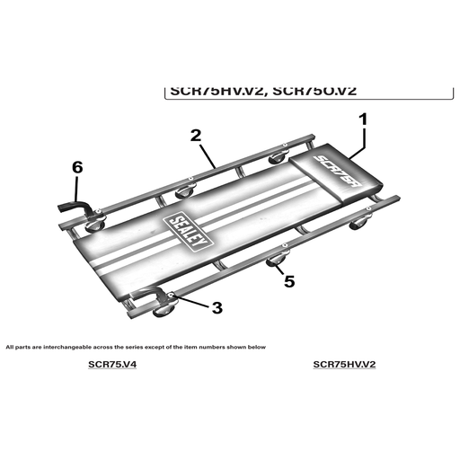 Sealey Castor Wheel Nut