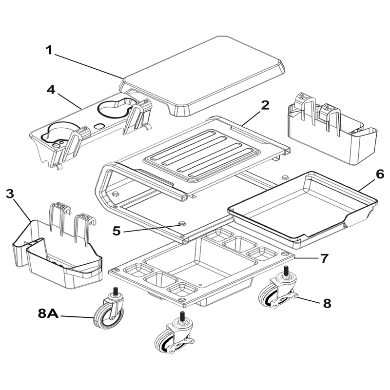 Sealey Removable Tray (Side)