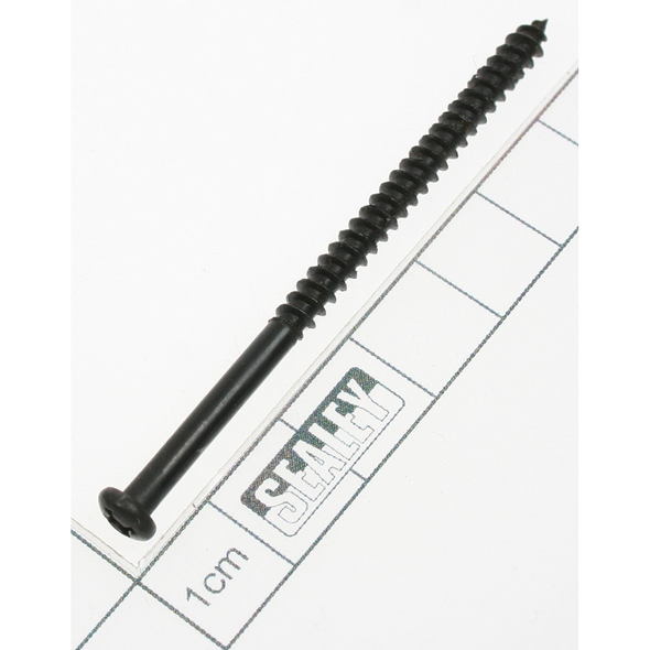 Sealey Rd head s/t screw m4 x 65 black
